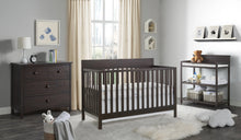 Load image into Gallery viewer, Oxford Baby Harper 4 - in - 1 Convertible Crib, Dove Gray, GREENGUARD Gold Certified, Wooden Crib
