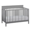 Oxford Baby Harper 4 - in - 1 Convertible Crib, Dove Gray, GREENGUARD Gold Certified, Wooden Crib