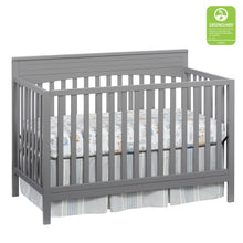 Load image into Gallery viewer, Oxford Baby Harper 4 - in - 1 Convertible Crib, Dove Gray, GREENGUARD Gold Certified, Wooden Crib