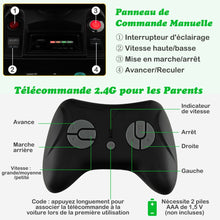 Load image into Gallery viewer, Tracteur Electrique 12 V pour Enfants 3-5 km/h Télécommande MP3 USB Vert/Jaune -
