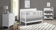 Load image into Gallery viewer, Oxford Baby Harper 4 - in - 1 Convertible Crib, Dove Gray, GREENGUARD Gold Certified, Wooden Crib
