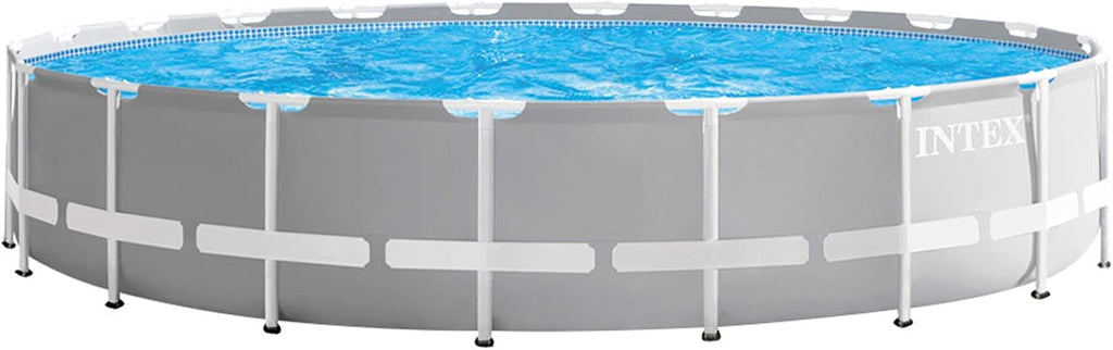 Intex piscine prism frame ronde tubulaire (ø)3,05 x (h)0,76m