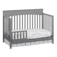Load image into Gallery viewer, Oxford Baby Harper 4 - in - 1 Convertible Crib, Dove Gray, GREENGUARD Gold Certified, Wooden Crib
