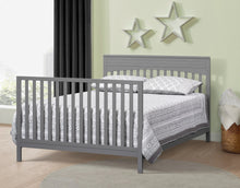 Load image into Gallery viewer, Oxford Baby Harper 4 - in - 1 Convertible Crib, Dove Gray, GREENGUARD Gold Certified, Wooden Crib